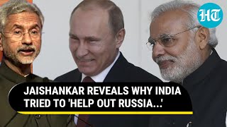 'Not Because China...': Jaishankar clears the air on why India tried to help in Ukraine conflict