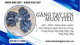 Găng tay bảo hộ muối tiêu sỉ rẻ tại kho