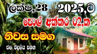 පොල් ඉඩම නිවස සමග / house for sale in srilanka / anuradapura home / Land / idam