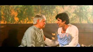 Hindi Film - Namak Halaal - Drama Scene - Amitabh Bachchan - Om Prakash - Jawan Daddu Buddha Arjun