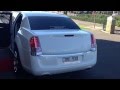 White Chrysler 300 Limo