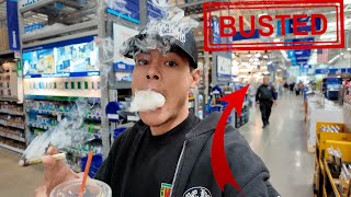 HOTBOXING LOWES SECURITY CAUGHT ME