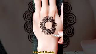 Very simple tikki mehndi design ❤️ | Mehandi ki design | #henna #shorts