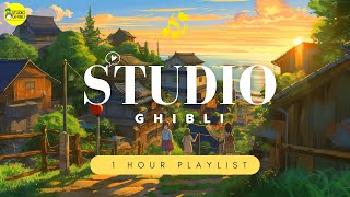 🍃 Ghibli OST / Studio Ghibli Piano Music / Healing / Relax / Goodnight Ghibli Music 🥝🥝