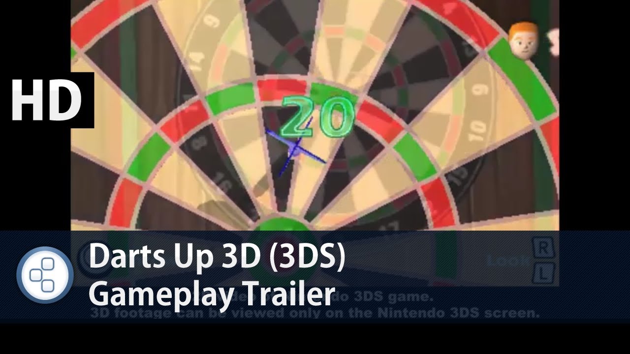 Darts Up 3D (3DS) - Gameplay Trailer - YouTube