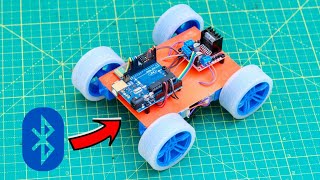 WOW! Amazing DIY Bluetooth Robot Car - Control with Your Smartphone
