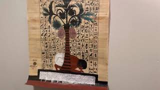 Tomb of Pashedu - Replica Art on Papyrus Paper @EgyptologyLessons