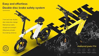 KIXIN HX H1 Flying Fish Electric Bicycle Upgrade Version Full Electric Detailed Introduction