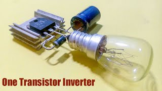 Only One Transistor Inverter Circuit|Tip41c Transistor|Tip42c Transistor