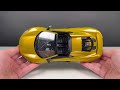 unboxing of mclaren 675lt spider 1 18 scale model car by top speed 4k