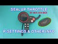 SEALUP ELECTRIC SCOOTER SETTINGS [TAGALOG] SEAL-UP P-SETTINGS TF-100 MOBER S10 THROTTLE P-SETTINGS