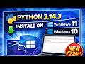 How to Install Python 3.14.3 on Windows 11 or Windows 10 – Latest Method (2026 Guide!)