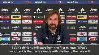 'Ronaldo will travel with the team' - Pirlo ahead of Juventus match at Spezia
