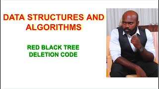 Red Black tree deletion - Python Code | DSA in Tamil | DSA with Python