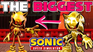 THE BIGGEST GOLD STYLE GIVEAWAY YET! (Sonic Speed Simulator)