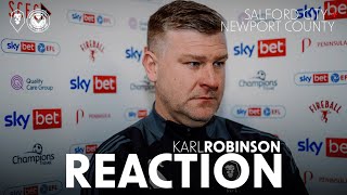 REACTION | Karl Robinson after a draw at home