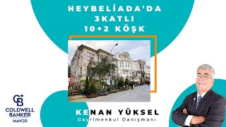 Heybeliada'da 3 Katlı 10 Odalı 2. Dereceden Tarihi Eser Köşk