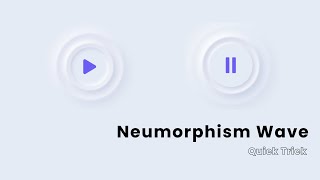 Create A Neumorphism Wave Using Html, CSS And Javascript | Web Design | Speed Code