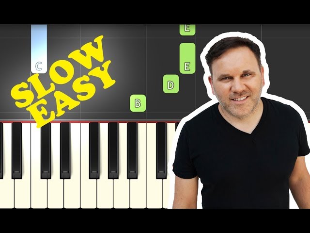 10,000 Reasons - Matt Redman | SLOW EASY PIANO TUTORIAL By Betacustic ...