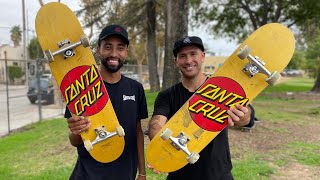 ALL NEW 3D CONCAVE! 7.75 Classic Dot Product Challenge with Maurio McCoy! | Santa Cruz Skateboards