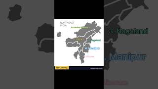 North East India | উত্তর পূর্বাঞ্চল রাজ্য গুলো || geography|| State name | Short | Feed | reel