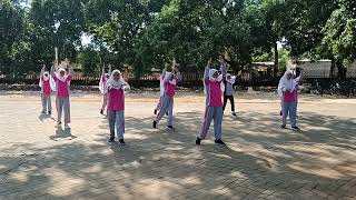 Semangat Latihan Senam UKS, SDN wadeng 3