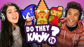 DO TEENS KNOW CLASSIC  GAME THEMES? (REACT: Do They Know It?)