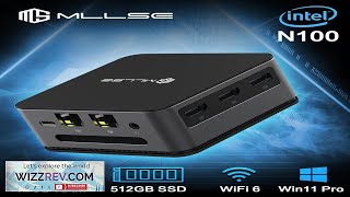 MLLSE G2 Mini PC Windows 11 Pro Alder Lake N100 Intel 12th Review