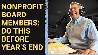 5 Things Every Nonprofit Board Member Should Do Before Year-End
