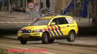 4X A1 13-901 MMT Amsterdam met spoed naar meldingen in amsterdam