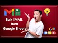 Send Bulk Emails from Google Sheets with One Click! 🚀  Google Apps Script Tutorial - Readymade Code.