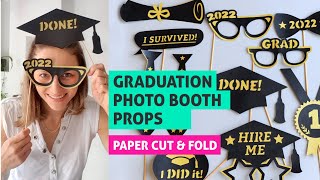 Making graduation photo booth props