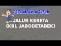 Cara Menuju Dufan : Jalur KRL/Commuter Line