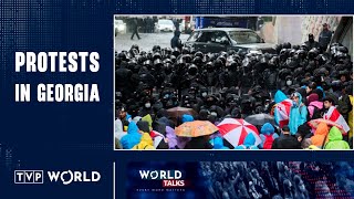 Georgian police disperse protesters | Grigol Gegelia