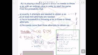 TKMaths7248 A Level S1 - Geometric Distribution video 3