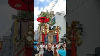 2022年　祇園祭　前祭　山鉾巡行　保昌山～郭巨山～白楽天山～四条傘鉾～油天神山