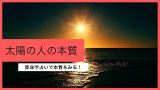 【算命学占い】太陽の人の本質。(日干で調べた結果が丙の人)※日干の調べ方は説明欄に書いてます。