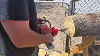 Stihl 028av chainsaw drill