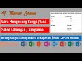 Cara Menghitung Bunga Tabungan / Simpanan di Koperasi / Bank