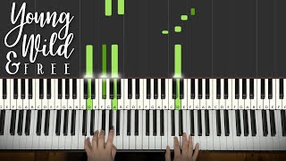 Young, Wild and Free (Piano Tutorial Lesson)