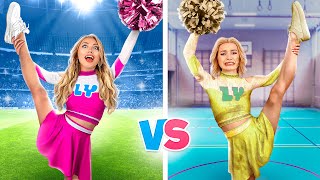 Rich Popular vs Unpopular Cheerleader | I Got on the Popular Girls Team