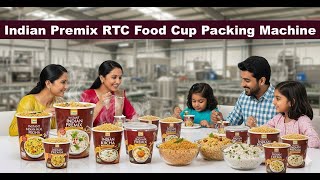 Fully Automatic Ready Premixes 3 minute foods - Paper Cup Packaging System