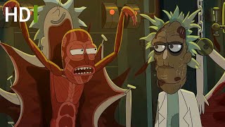 Rick Skinned alive - Rick and Morty  Season 5 (green portal)