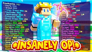 MAKING THE ULTIMATE *GODLY* MAXED PICKAXE! | Minecraft Prison | EnchantedMC Versus