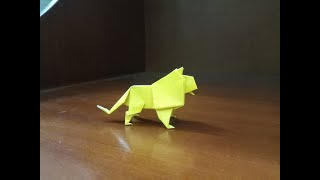 How To Make Origami Lion Step By Step