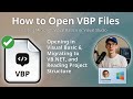 VBP File Format: Open Visual Basic 6 Projects