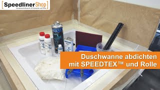 Undichte Duschwanne abdichten wie ein Profi - Wohnwagen, Wohnmobil | SPEEDLINERSHOP