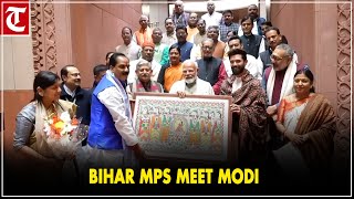 Bihar MPs from BJP, JD(U) and NDA allies meet PM Modi in Parliament