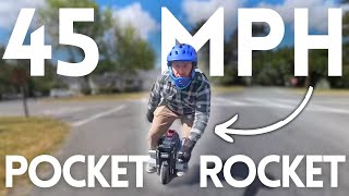 WILDLY FAST TINY WHEEL! Extreme Bull Rocket EUC Review