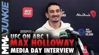 Max Holloway wants Conor McGregor rematch in future | UFC on ABC 1 media day interview